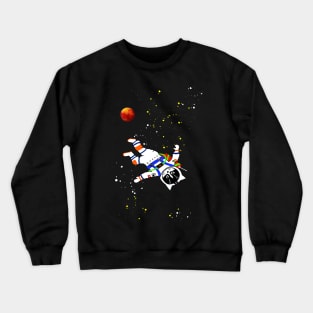 Astronaut Mars cat Crewneck Sweatshirt